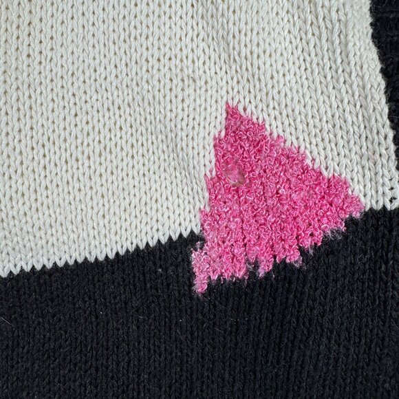 VTG 80s Retro Pastel Abstract Sweater Vest Lot Women’s L 3-Piece Colorblock Knit - Picture 8 of 13